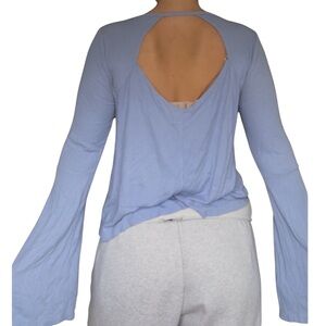 Open-Back Long Sleeve Top